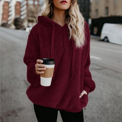 Sweat-shirt à capuche Confortable Chaud Douillet