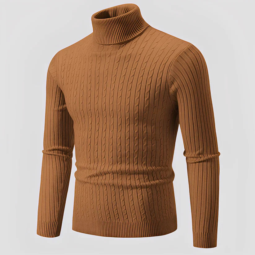 Pull col roulé élégant pour hommes Tendance