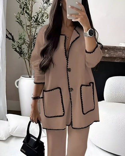 Ensemble deux pièces élégant, chic et stylé