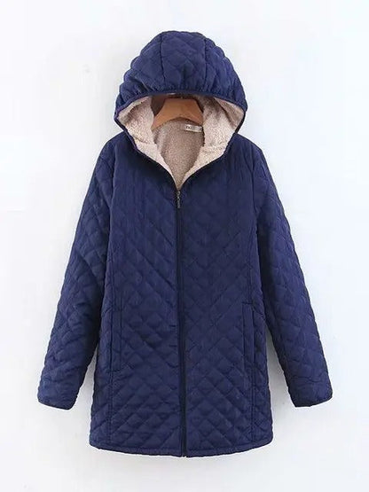 Doudoune femme chaude à capuche