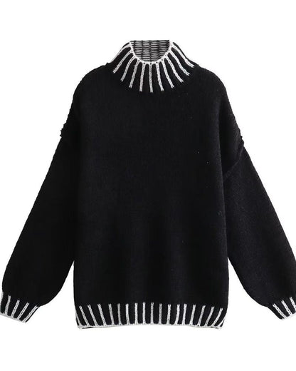 Écharpe et poncho tricotés pour femme