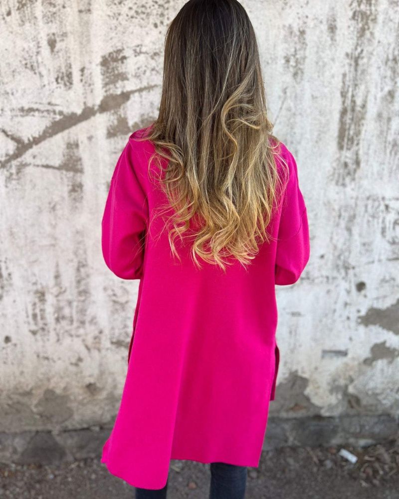 Lange Cardigans Damen Elegantes Design - IdealeKleiden