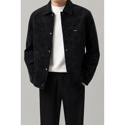 Chemise-veste homme moderne à boutons