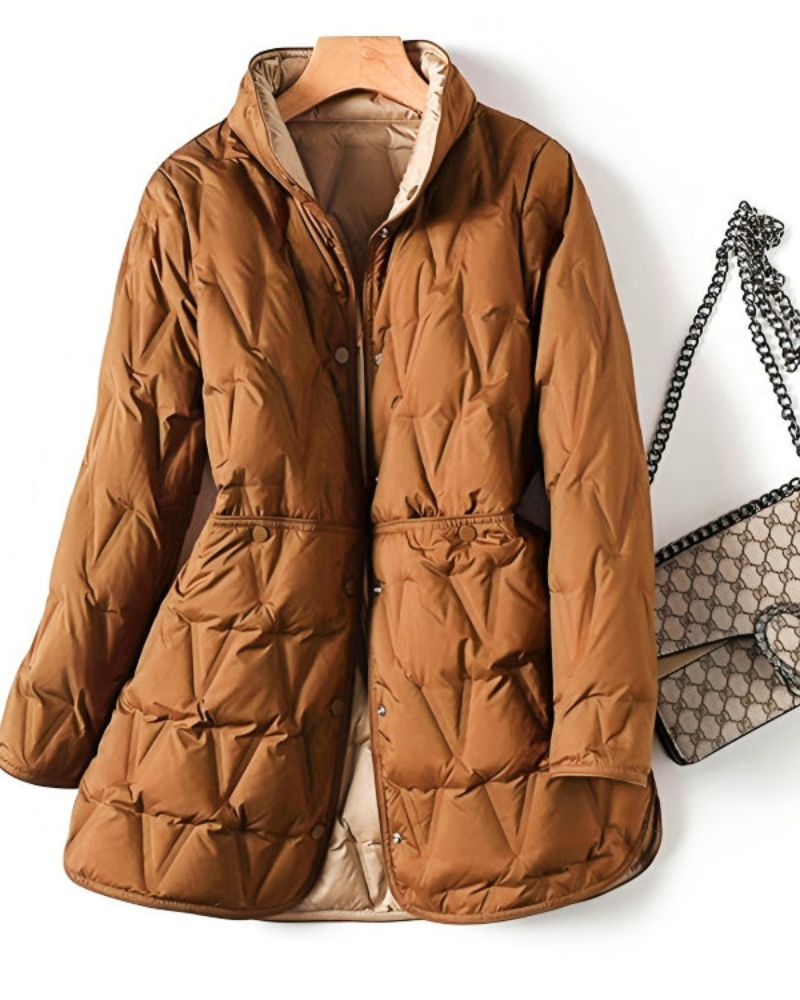 Manteau d'hiver élégant pour femme moderne