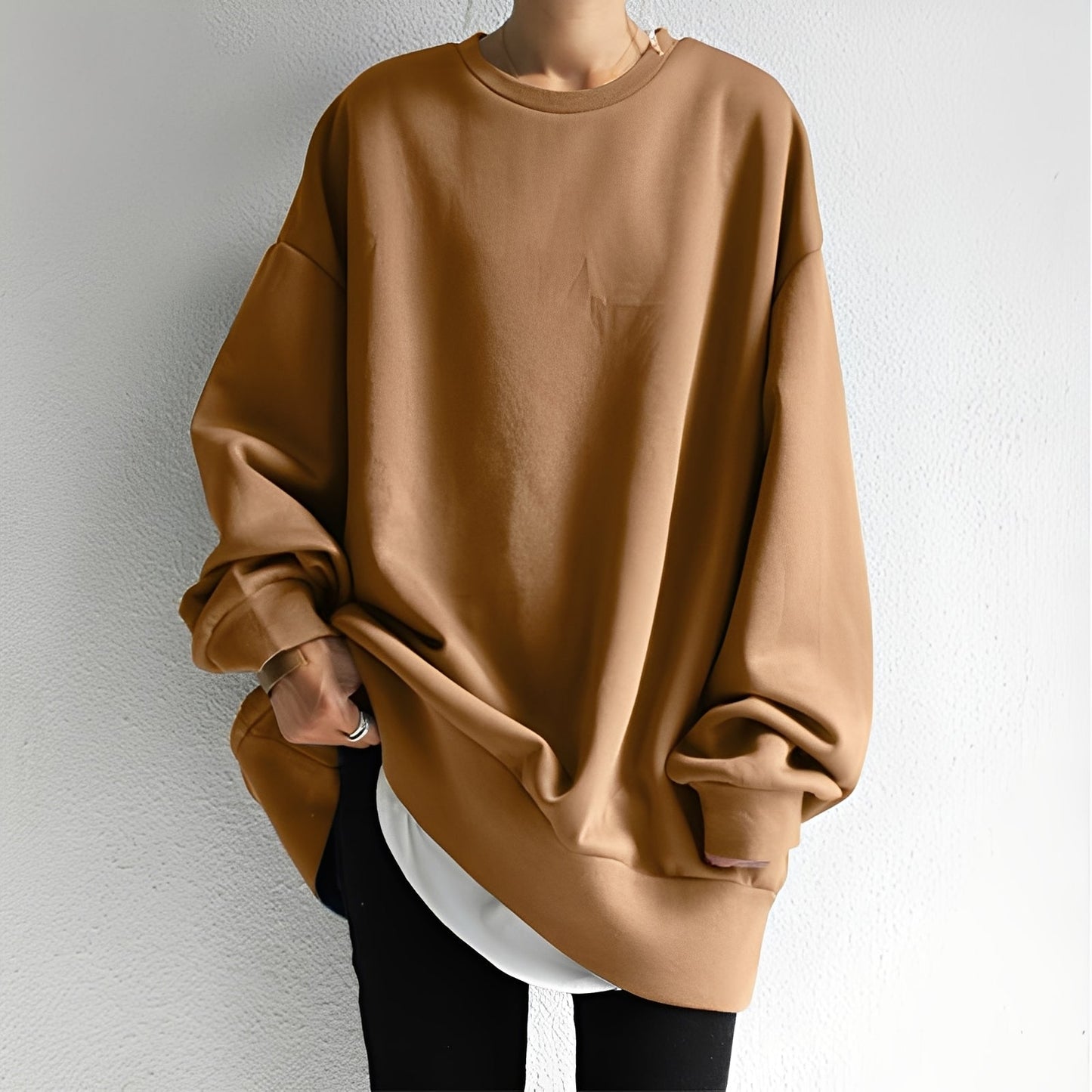 Pull pour femmes Ample Épaules Confortable