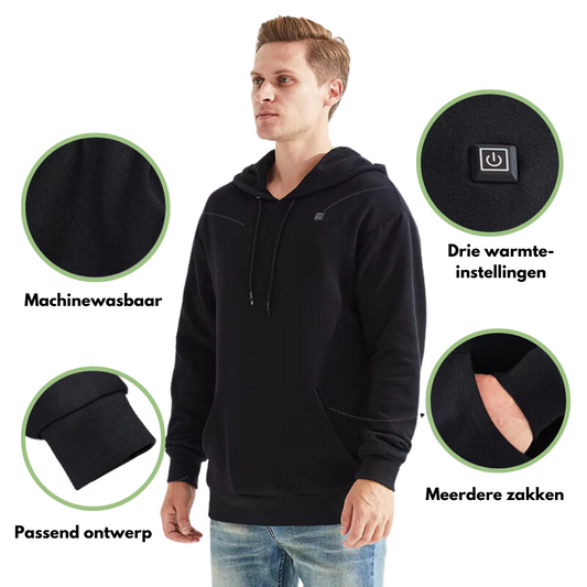 Stylische USB Hoodie Warm Winter - IdealeKleiden