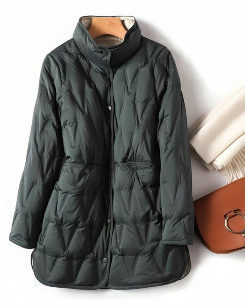 Manteau d'hiver élégant pour femme moderne