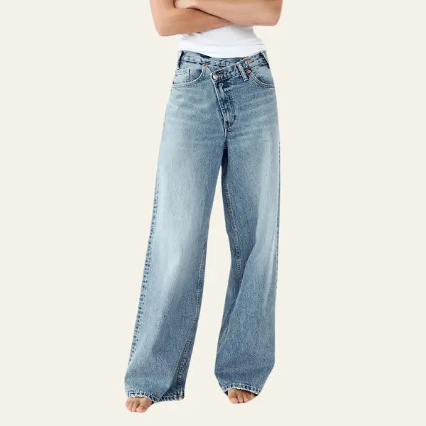 Weite Damenjeans Bequem Relaxed Fit - IdealeKleiden