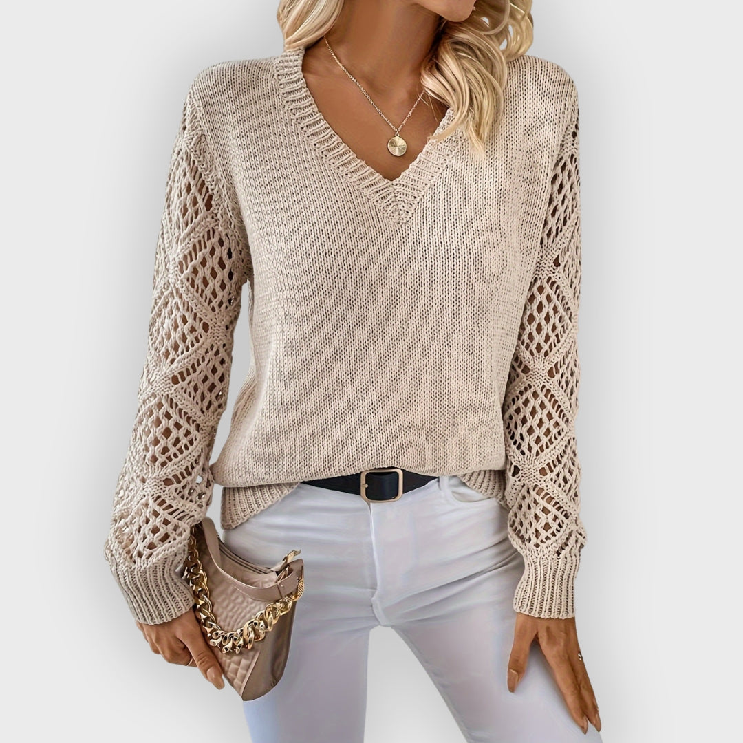 Pull-overs confortables en tricot coupe ample pour femme