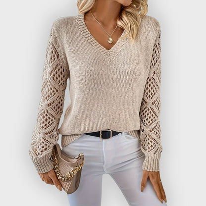 Pull-overs confortables en tricot coupe ample pour femme