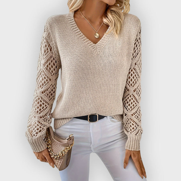 Pull-overs confortables en tricot coupe ample pour femme