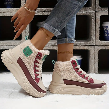 Chaussures souples en velours de coton pour femme