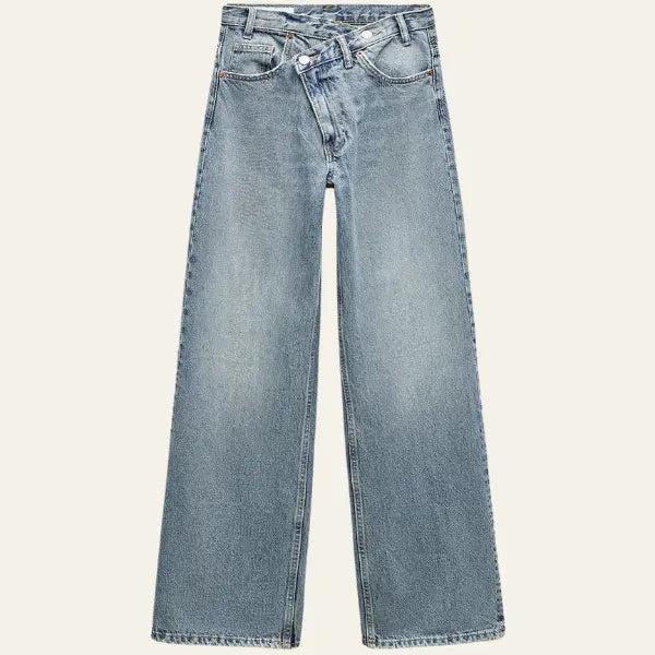Jeans Femme Ample Confortable Coupe Relaxed