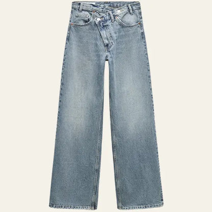 Jeans Femme Ample Confortable Coupe Relaxed