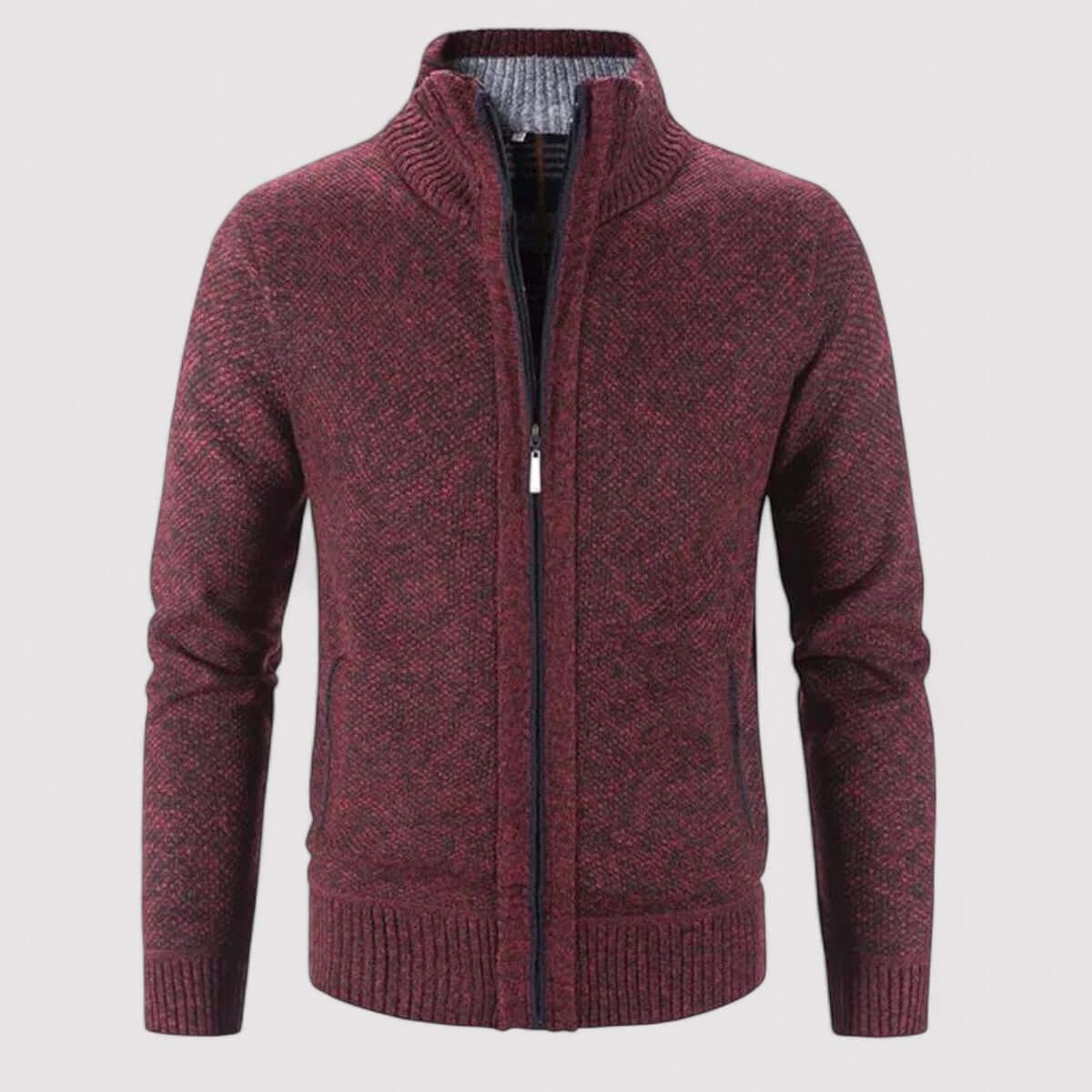 Cardigan en laine pour homme, chaud et confortable