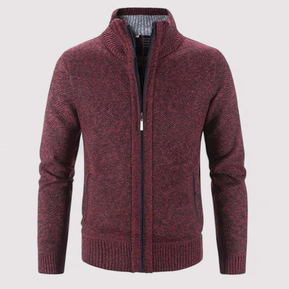 Cardigan en laine pour homme, chaud et confortable
