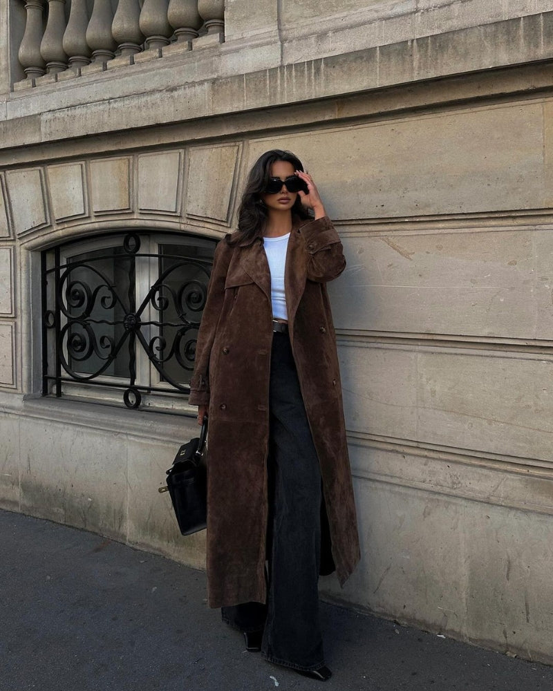 Trench-coat femme élégant style moderne