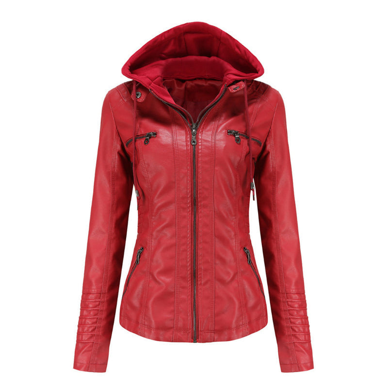 Veste en cuir femme été chic