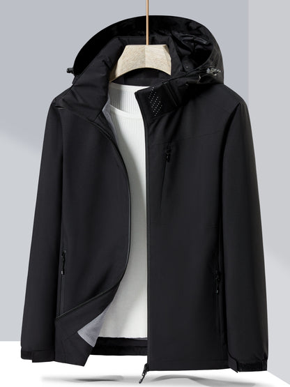 Veste d'hiver imperméable femme capuche polaire