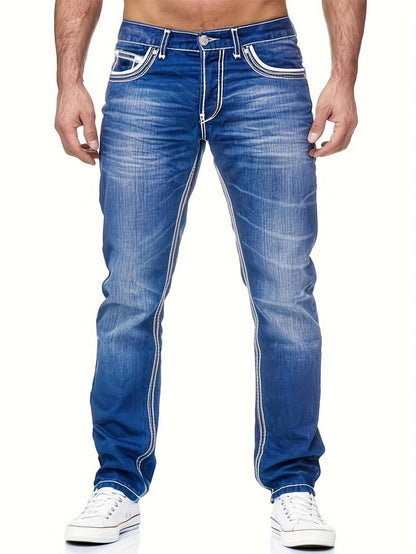 Jeans Homme Détruit Look Usé