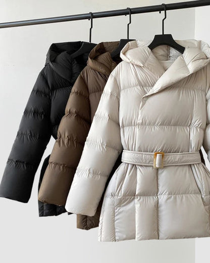 Isolierte Winterjacke Damen Daunen Warm - IdealeKleiden