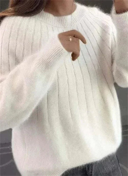 Pull en tricot doux effet cachemire
