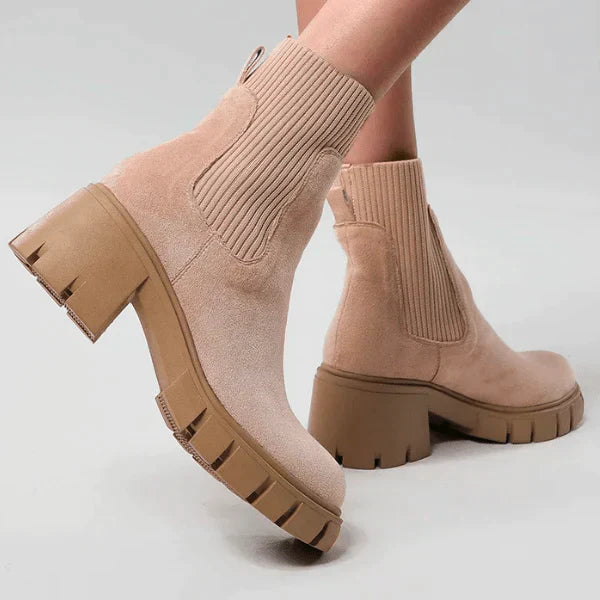 Bottes d'hiver souples Élastiques Confortables