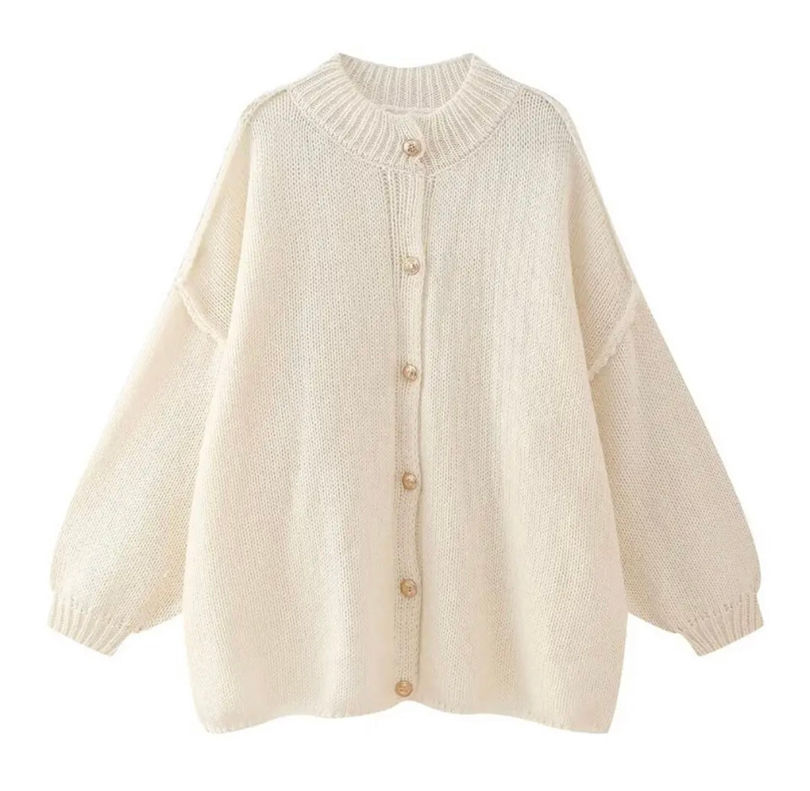 Gilet en maille souple oversized pour femme