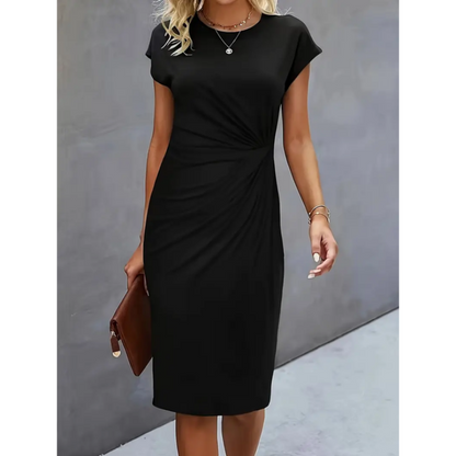 Élégante robe midi de soirée pour femme