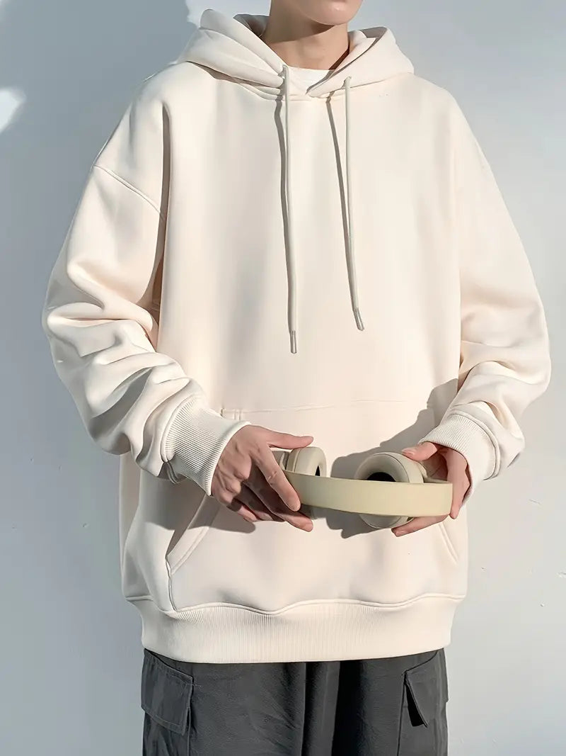 Sweat-shirt à capuche homme simple décontracté