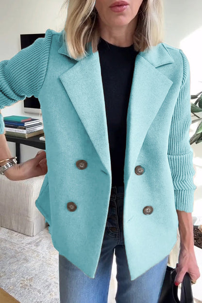 Blazer élégant en maille pour femme