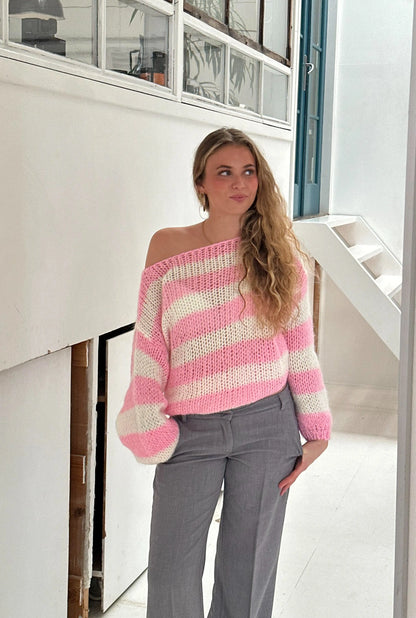 Pull doux pour femme Tricot automne-hiver