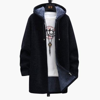 Longue veste polaire femme capuche douce confortable