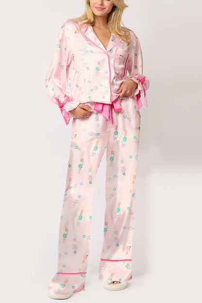 Tenue de Noël : Haut à manches longues et pantalon élastique