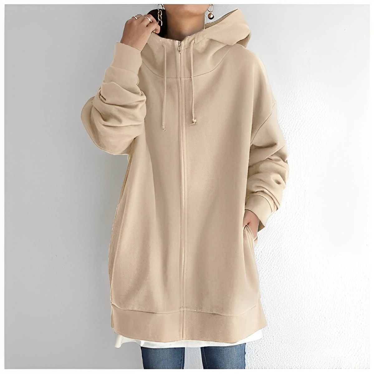 Sweat à capuche femme Style confiant