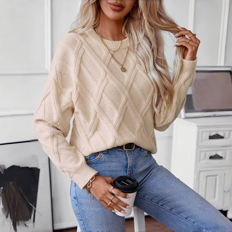 Pull uni élégant pour femme