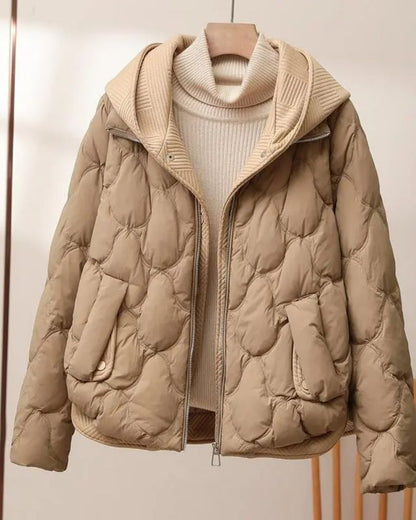 Manteau à capuche décontracté deux pièces Moderne Décontracté
