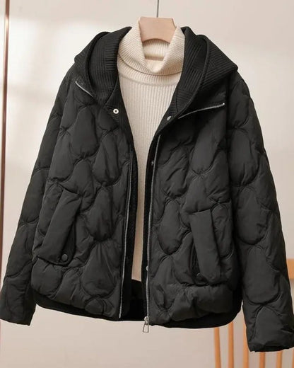 Manteau à capuche décontracté deux pièces Moderne Décontracté