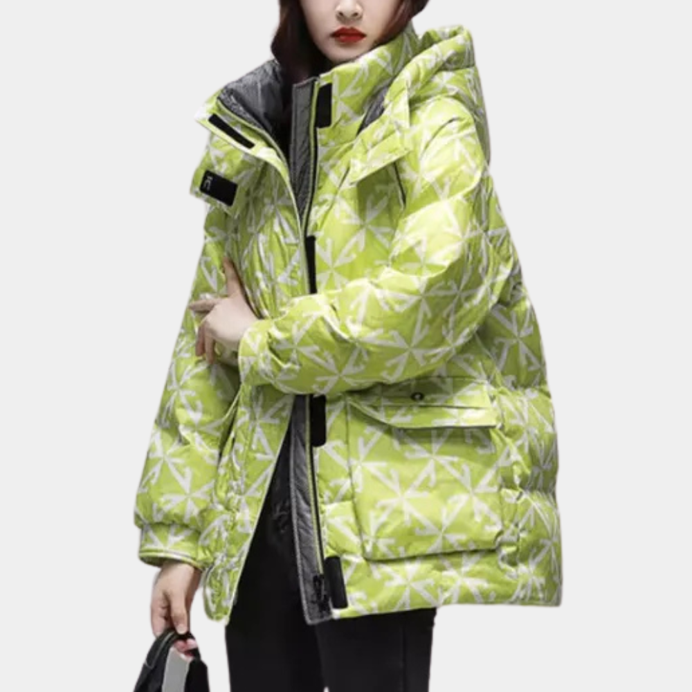 Élégante veste d'hiver rembourrée pour femme