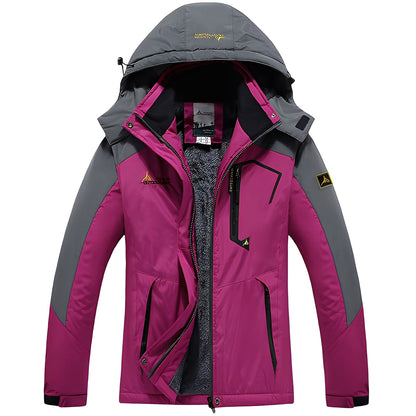 Veste chaude pour femme en polaire à l'intérieur