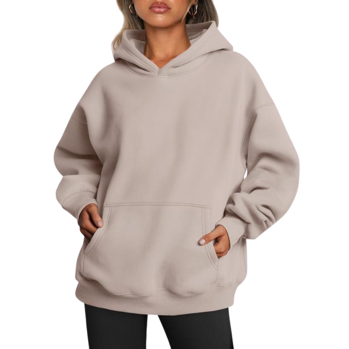 Sweat à capuche oversize confortable Style tendance