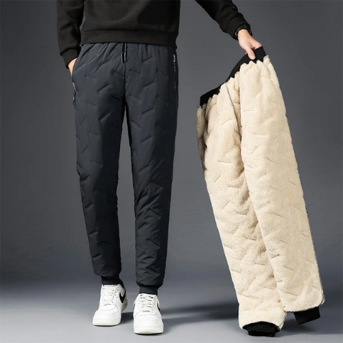 Pantalon de jogging polaire pour homme Chaud et élégant