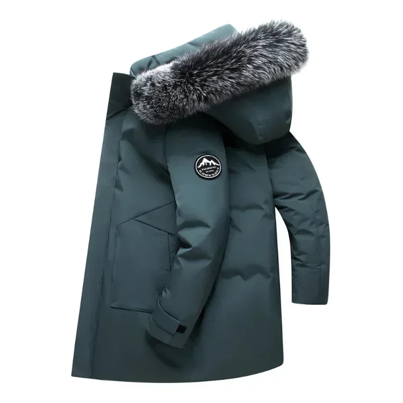Parka d'hiver pour hommes, coupe-vent, chaud et isolé