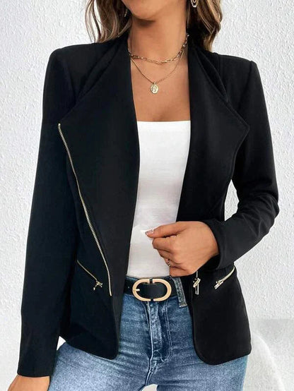 Manteau d'hiver noir stylé