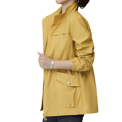 Veste féminine mode avec taille ajustable