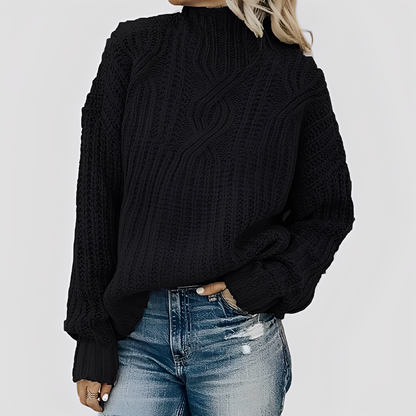 Pull doux pour femme, design tricoté élégant