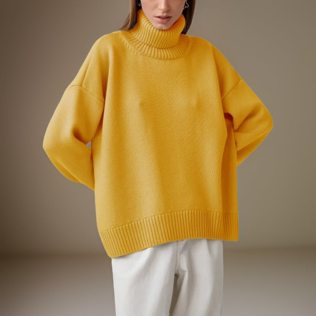 Femmes Col Roulé Chaud Hiver