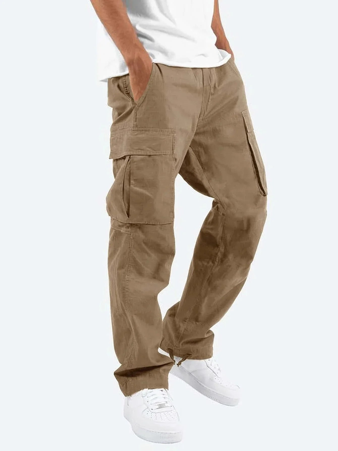 Pantalon décontracté homme style cargo
