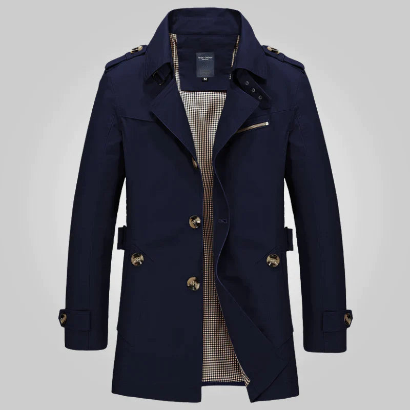 Manteau classique pour femme, élégant trench-coat