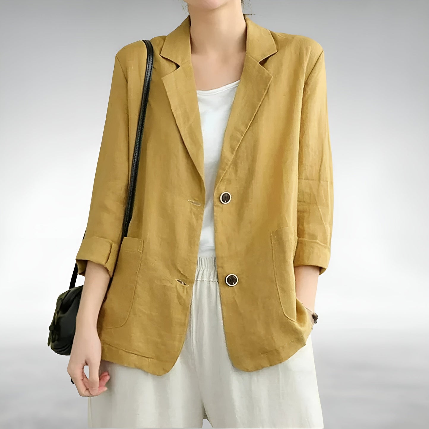 Blazer élégant à coupe décontractée